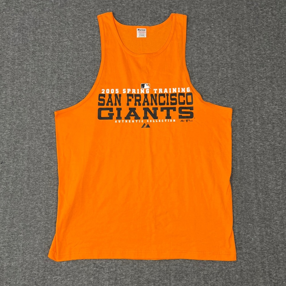 Vintage 2005 San Francisco Giants Tank Top Men's XL Spring Training MLB Made USA